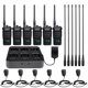 thumbnail image 1 of Walkie Talkies Retevis RT86 Professional con micrófono de hombro, paquete de 6, 1 of 9