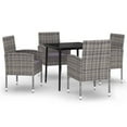 thumbnail image 2 of vidaXL 5 Piece Patio Dining Set Anthracite, 2 of 51