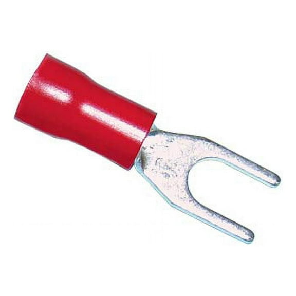 Spade Terminal Vinyl Insulated #8 Red 22-18 Gauge-25PK