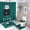 style-293, variant on 4 Piece Shower Curtain Sets Bathroom Decor Set with Non-Slip Rugs Toilet Lid Cover And Bath Mat Personalised Moonlit Fawn Durable And Waterproof Custom Name And Year for Bathroom Decor