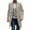 Beige, variant on ZCFZJW Men's Casual Trench Coat Slim Fit Notched Collar Long Jacket Overcoat Double Breasted Thick Warm Long Sleeve Open Front Pea Coat wih Pockets Army Green XXL