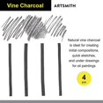 thumbnail image 4 of Drawing Kit Art Set 60pc - Graphite Drawing Pencils for Sketching with Charcoal Art Supplies - Professional Drawing Set for Artists and Beginners, 4 of 8