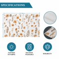 thumbnail image 6 of Brown Spring Floral Placemats Set of 12, Flowers Botanical Elegant Pastoral Placemats for Dining Table, Place Mats for Kitchen Tabletop, Waterproof Wipeable Dining Table Mats Set, 6 of 9
