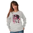 thumbnail image 2 of Betty Boop Pretty Punk Paint Splatter Women Plus Size Sweatshirt Brisco Brands 2X, 2 of 4