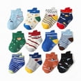thumbnail image 2 of HCNTES Children's Socks Set for Boys Girls Daily School Activities Socks Fashion Cute Cartoon Spring Summer Socks for Kids(L01-D,3-5 Years), 2 of 4
