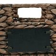 thumbnail image 6 of happimess BSK2008B-SET4 Lane 12" Classic Farmhouse Handwoven Hyacinth Pantry Baskets with Chalkboard Labels and Handles, Brown (Set of 4), 6 of 7
