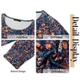 thumbnail image 5 of Fantaslook Womens Tops 3/4 Sleeve with Buttons Dressy Casual Blouses Summer Shirts Beach Vacation Trendy Clothes, 5 of 8