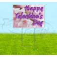 thumbnail image 1 of Happy Valentines Day (18" x 24") Yard Sign, Includes Metal Step Stake, 1 of 6