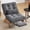 Dark Gray, variant on Villeston Corduroy Accent Chair with Adjustable Backrest,Reclining Chair For Reading Room,Living Room,Apartment, Office,Dark Gray