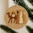 thumbnail image 7 of Leutsin Handmade Felt Nativity Scene Ornament for Christmas Tree Decor,Faith-Inspired Holiday Crafts Indoor Outdoor Hanging Decorations,Ideal Keepsake Gifts for Christian Family and Friends,3.5 Inch, 7 of 7