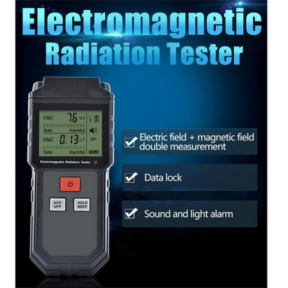 Viflosae Radiation Detector Counter Dosage Alarm Device Dosimeter Monitor Portable Digital Meter High Sensitivity Electronics Gadgets