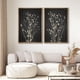 thumbnail image 2 of Set de arte mural con estampado sobre lienzo SIGNWIN Wildflower Silhouette, 2 of 7