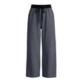 thumbnail image 2 of Girl Sweatpants Oversized Baggy Pants Elastic Waisted Track Pant with Pockets Summer Pants for Girls 13-14 Years, 2 of 5