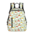 thumbnail image 1 of Balery Mushroom Bee Mochila ligera para hombre y mujer: duradera e impermeable, ideal para la escuela, el trabajo, viajes y uso diario., 1 of 7