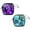 Set 2pcs Turtle & Galaxy, variant on Mini Coin Purse Small Portable Coin Purse Key Pendant Bag for Girls Birthday Gifts Party Favors - Classic Game Player Look