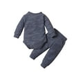 thumbnail image 3 of Franhais Babies Casual Two-piece Clothes Set, Camouflage Printed Pattern Romper and Pants, 3 of 9