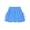 Blue, variant on Girls Bubble Skort with Built-in Shorts - Sweet Bow Accented Pink Versatile Skirt for Summer Size 14