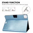 thumbnail image 3 of Dteck Case for Apple iPad Pro 11" 2nd Generation/iPad Air 4th Gen 10.9" (2020 Released),Magnetic Bling Glitter PU Leather Card Holder Wallet Folio Kickstand Cover, Blue, 3 of 5