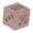 Pink Crystal, variant on Round Corner Six Sided Dices Natural Crystal Role Playing Game Dices Math Counting Teaching Tool for Board Games