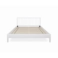 thumbnail image 2 of Mid-Century Modern Headboard Platform King Bed - White, 2 of 6