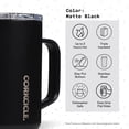 thumbnail image 4 of Taza de café Corkcicle con triple aislamiento, 473 ml, acero inoxidable, 4 of 8
