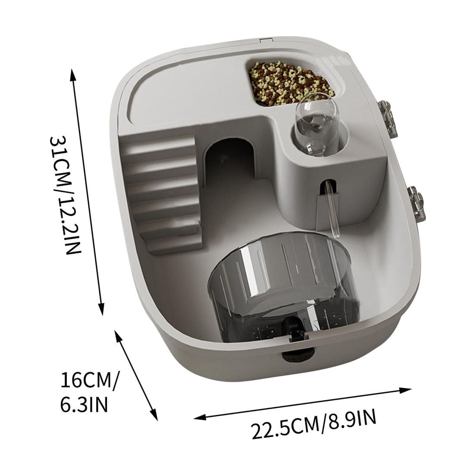 Indoor Outdoor Hamster House Small Pet Cage with Openable Top,Activity House for Hamsters,Mice,and Small Rodents,Suitable for Home or Travel