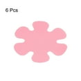 thumbnail image 3 of Uxcell 6 Packs Non Slip Stickers 3.15" Bath Shower Floor Flower Style Decals Pink, 3 of 6