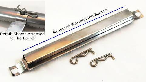 Char Broil Professional Burner 7-3/8" Carry Over Tube For 5/8" Diameter 