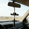 thumbnail image 5 of KaiXunRui Cowboy Hat & Cross Car Charm Western Rearview Mirror Ornament Car Charm with Pendant Hanging Ornament Country Cars Accessories Interior Décor Coffee*1, 5 of 8