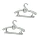 thumbnail image 4 of 10 piezas de perchas para pequeños, perchas para pantalones, perchas telescópicas para ropa, perchero para ropa de bebé para , guardería, Gris Soledad Perchas, 4 of 10
