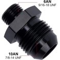 thumbnail image 2 of GFDYREE Adaptateur de Raccord Torique Mâle 10AN vers AN6 ORB 2 Pcs, 2 of 5