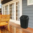 thumbnail image 7 of Waikhomes 10 Gallon Swing Lid Trash Can, Plastic Garbage Bin, Swing Top Wastebasket for Kitchen, Home, Office, 4 Packs, 7 of 7