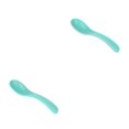 thumbnail image 4 of Inteprter Cuchara antiadherente ligera para revolver, cucharas para la cena, cucharas soperas multiusos, suministros de cocina, cucharón de Verde 2piezas, 4 of 6