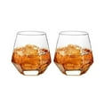 thumbnail image 5 of Hexagonal Crystal Glass Whiskey Glass Home Cold Drinking Glass Foreign Wine Cocktail Glass/ Cup 2Pc, 5 of 5