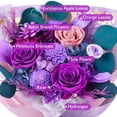 thumbnail image 4 of Bouquet Eterfield Forever Flowers, rosas preservadas, color morado, 4 of 7