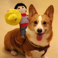 thumbnail image 3 of Disfraz de vaquero para perros Salvador Cosplay para mascotas con sombrero Estilo L, 3 of 8