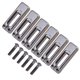 thumbnail image 5 of Sillas de puente Tremolos Sunnimix 6 piezas Plateado Plata, 5 of 8