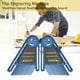 thumbnail image 2 of Juego de tableros de plumas dobles, ranura para calibre de inglete, herramienta de seguridad DIY para carpintería (azul) Tmvgtek Para estrenar, 2 of 7