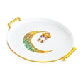 thumbnail image 4 of Bandeja para servir frutero, bandeja para servir para la sala de estar, encimera de hotel blanco, 4 of 9