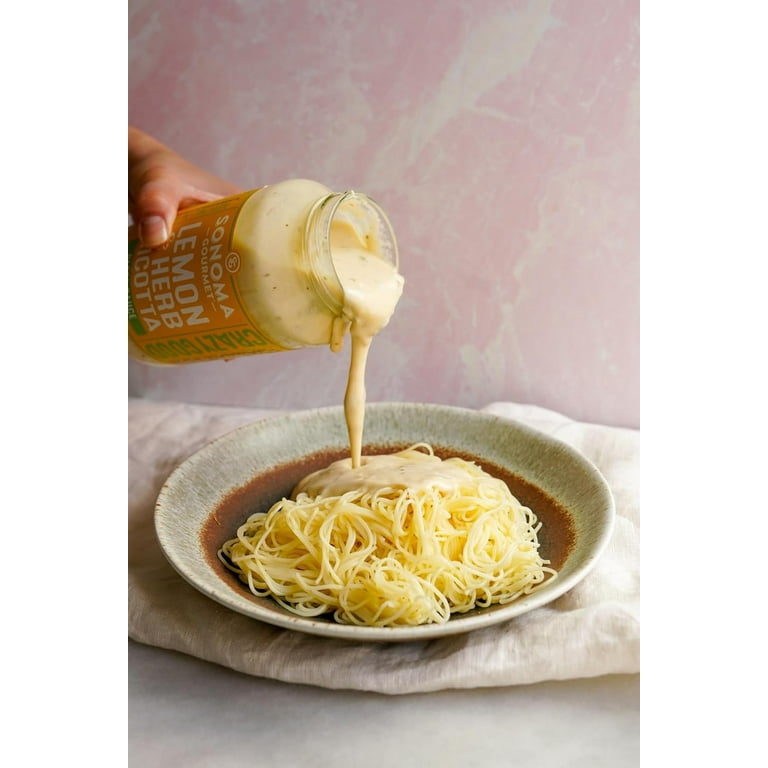 Pack of 6, Sonoma Gourmet Lemon & Herb Ricotta Pasta Sauce, 24.5