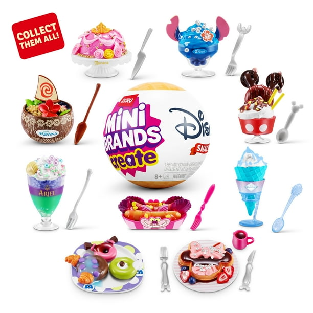 Disney Snacks Mini Brands S1 Collectible Toy by ZURU - Walmart