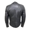 thumbnail image 2 of BLK DNM Men's Moto Leather Jacket 31, Black, Small, 2 of 2