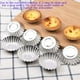 thumbnail image 5 of Molde de aluminio para tartas, molde para magdalenas, moldes para tartas de huevo, moldes para hornear, antiadherentes y reutilizables para magdalenas, pasteles, postres, helados, plateados, 40 Uds. Vhermosa YQ-1373, 5 of 8