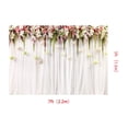 thumbnail image 3 of ABPHOTO Polyester 7x5ft Photography Backdrop White Curtain Backgrounds Red Flower Backdrops for Photo Studio, 3 of 4
