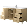 thumbnail image 3 of Wyndham Collection Wch717160s-Vca-Unsmxx Elan 60" Free Standing Single Basin Vanity Set -, 3 of 7