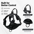 thumbnail image 4 of SDFTDG No-Pull Dog Harness with Handle Reflective Breathable Adjustable S-XL(L,Black), 4 of 9