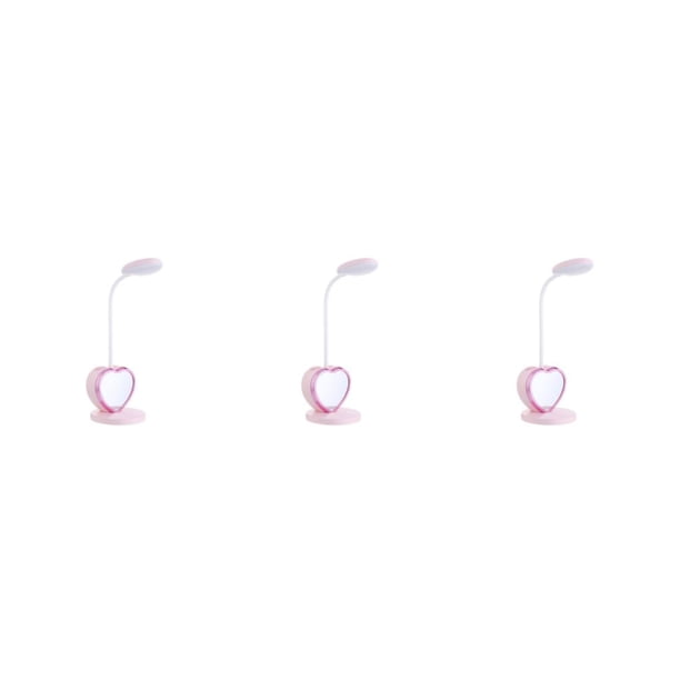 Lámpara de escritorio LED recargable Yuarrent con portalápices Flexible y ajustable rosa de larga duración Type1 NO1