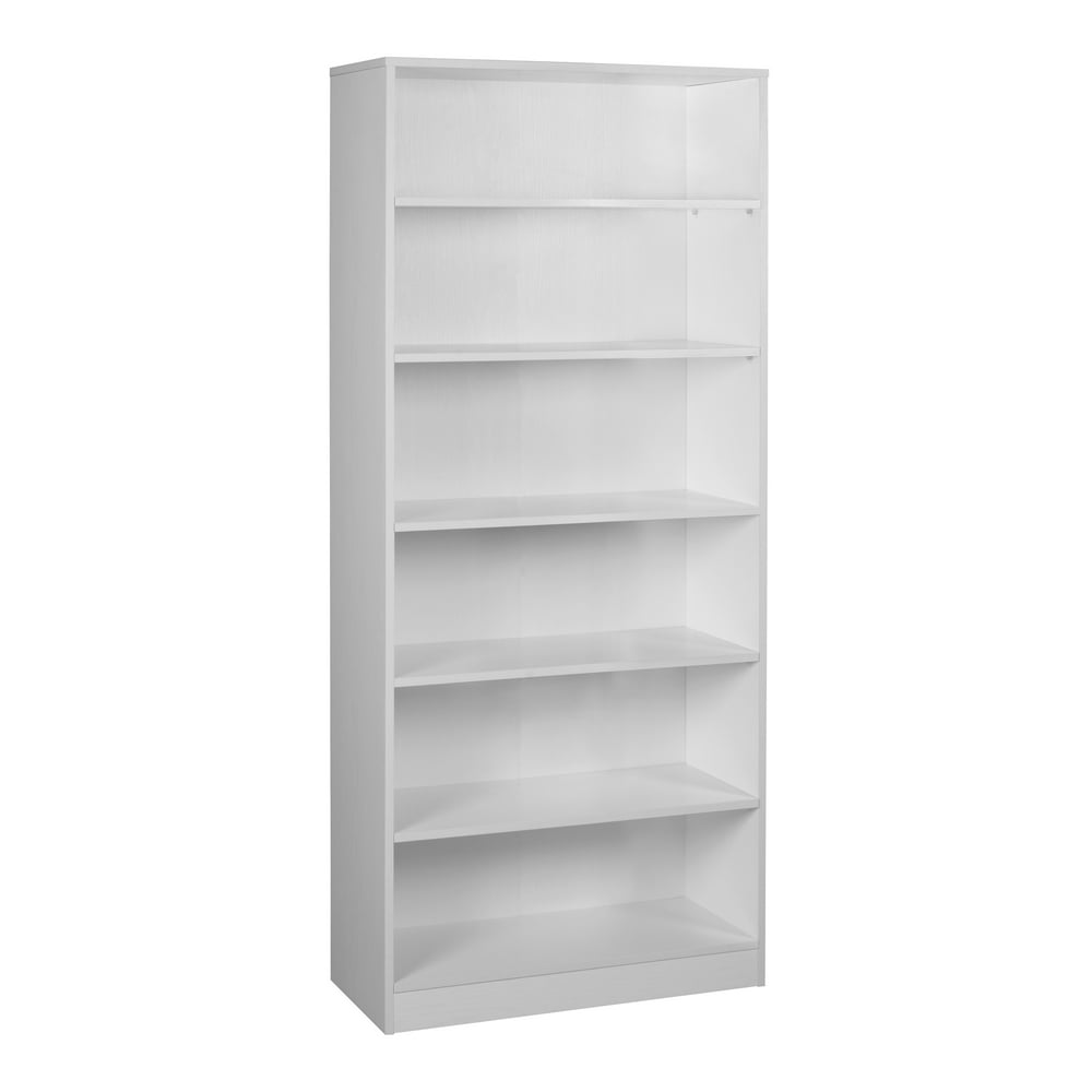 Niche Mod 71" Bookcase White Wood Grain