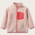 thumbnail image 2 of Abtuhar Boys and Girls Fall Winter Casual Outerwear and Jackets Solid Thick Fleece Stand‑collar Zip‑up Coat with Pockets for 3‑15 Years, 2 of 5