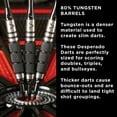 thumbnail image 5 of Viper Desperado 80% Tungsten Soft Tip Dart Set, Double Knurled 18 Grams, 5 of 6
